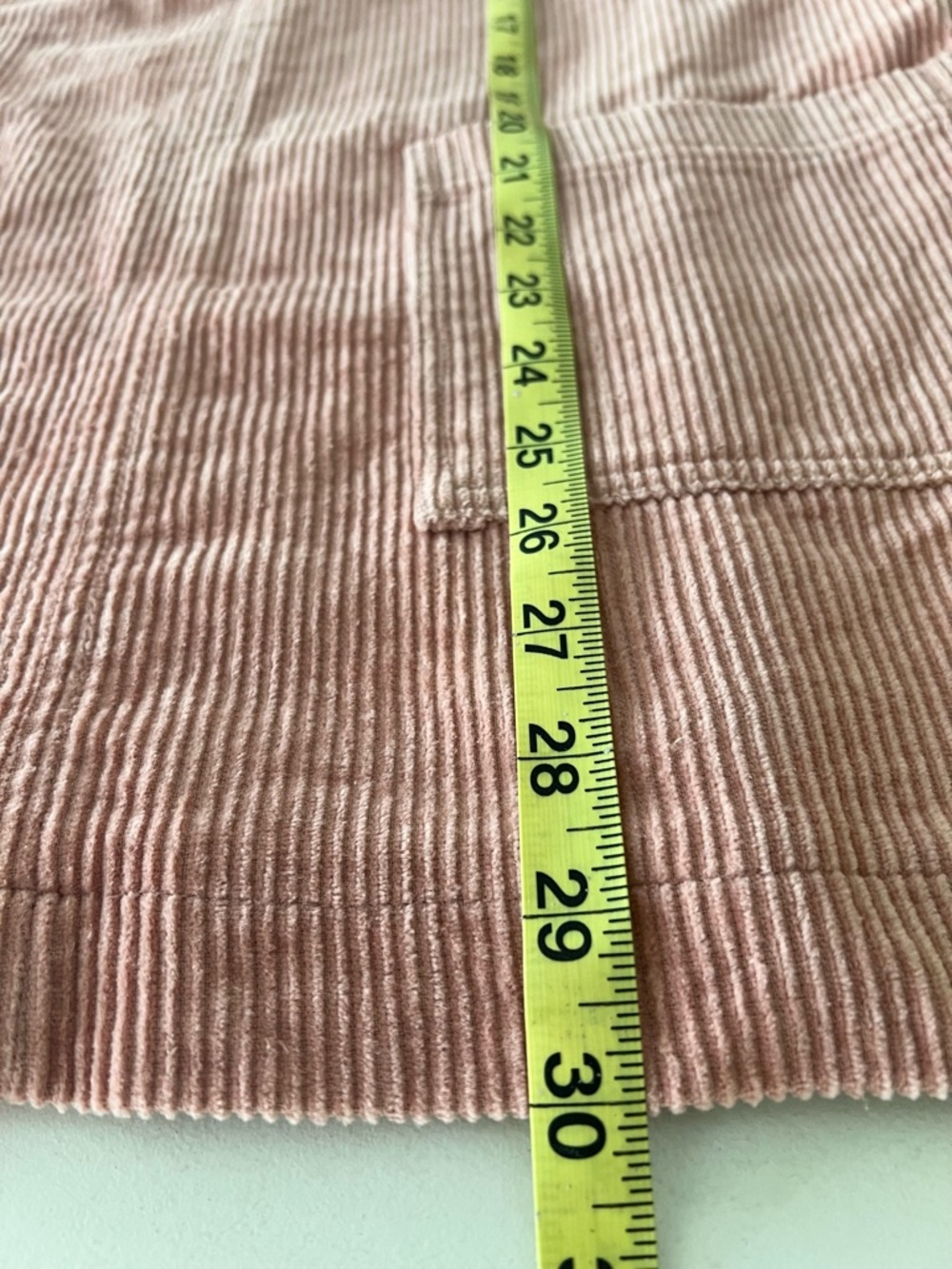 Forever 21 Pink Corduroy Pinafore Mini Dress M - Picture 7 of 7